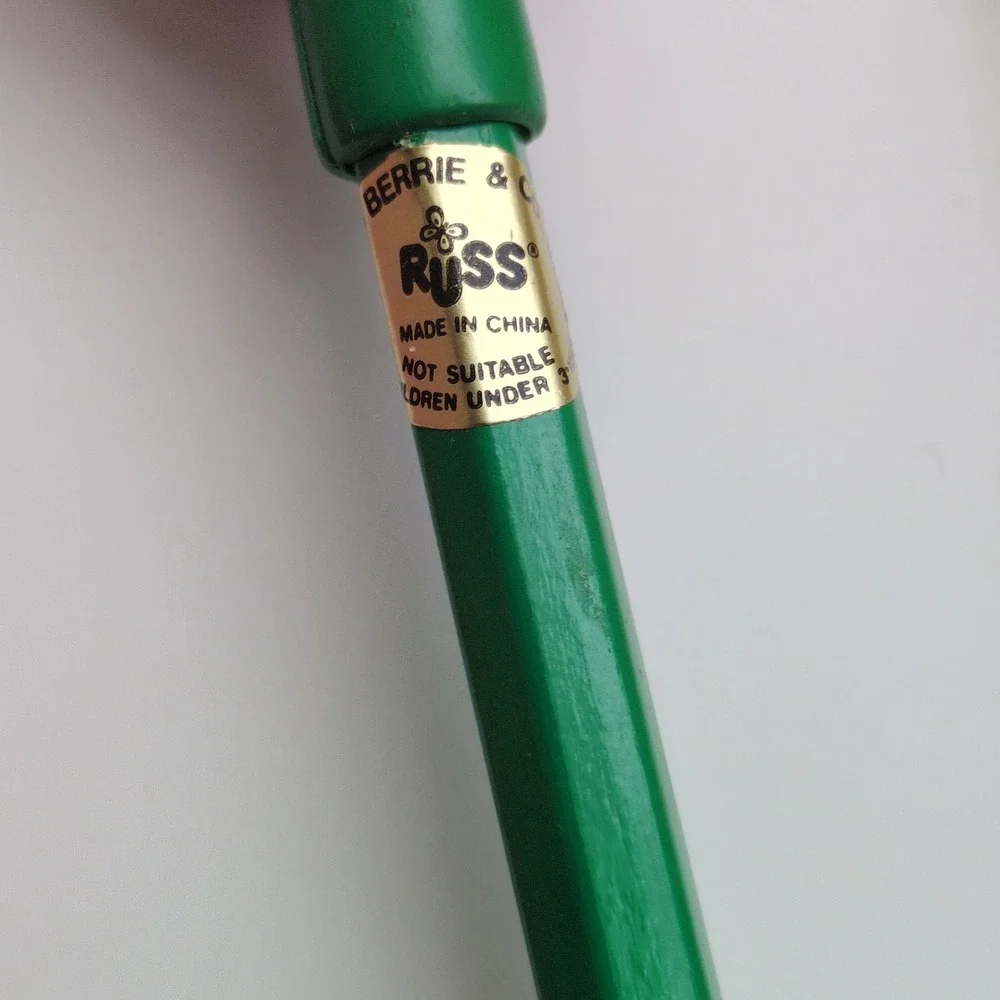 11 Vtg 80s 90s Russ Novelty Unused Pencils w/ Toppers Animal Holiday Fuzzy